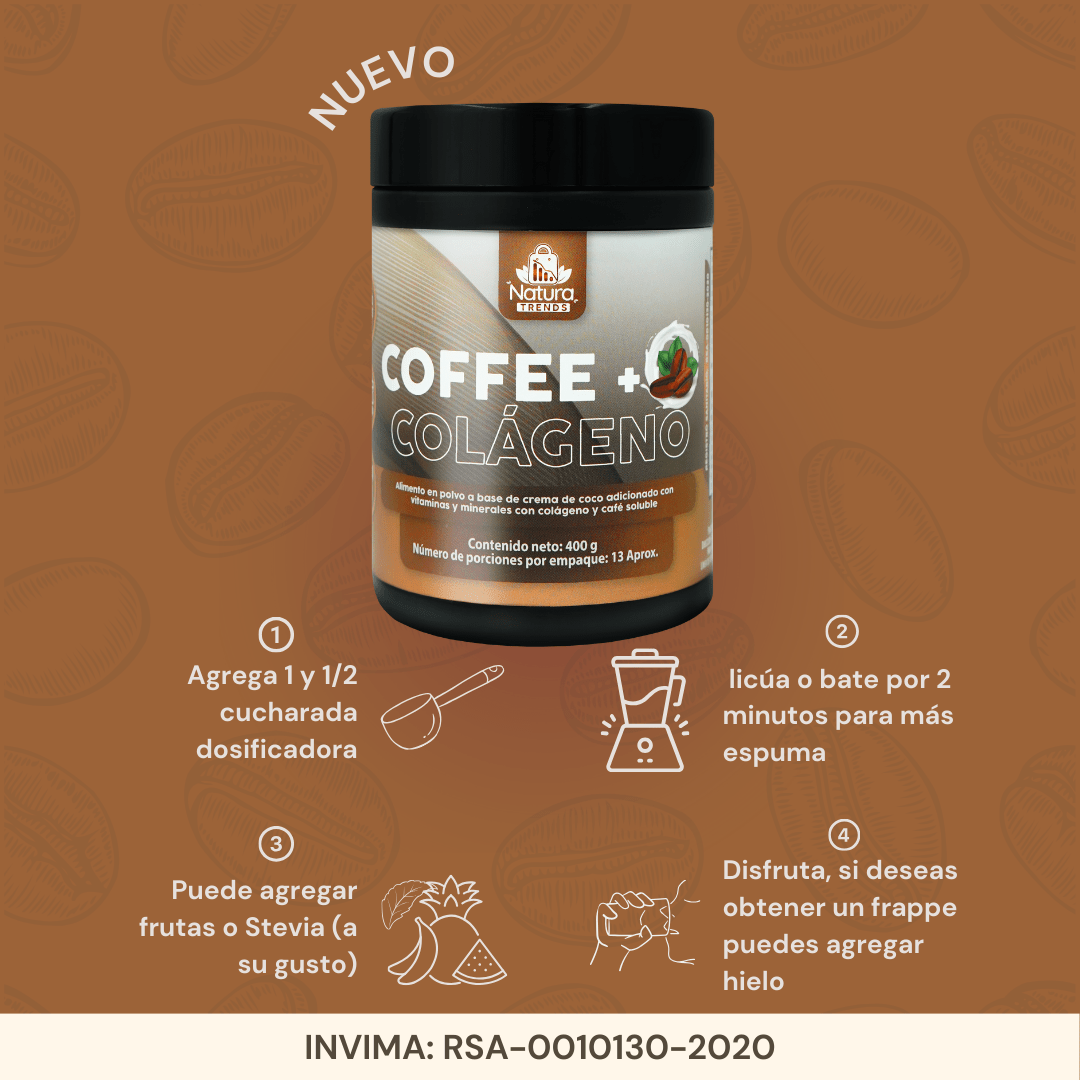 CAFÉ + COLÁGENO (CAPUCHINO) - Luce Bella