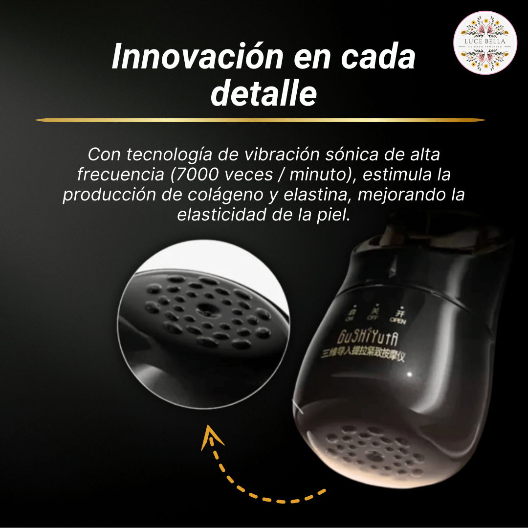 Masajeador Facial 3 en 1 - Rejuvenece Tu Piel en Minutos - Luce Bella