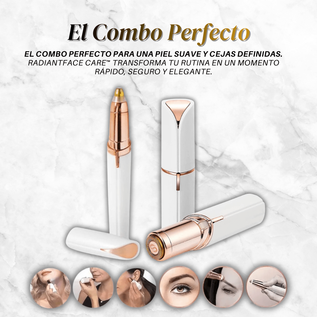 RadiantFace Care™ | Elimina Vello Facial Sin Dolor ni Irritación - Luce Bella