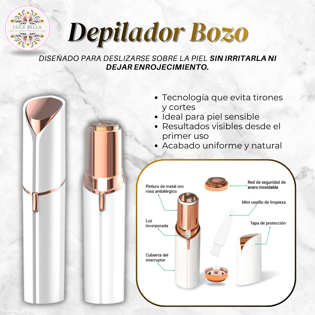 RadiantFace Care™ | Elimina Vello Facial Sin Dolor ni Irritación - Luce Bella